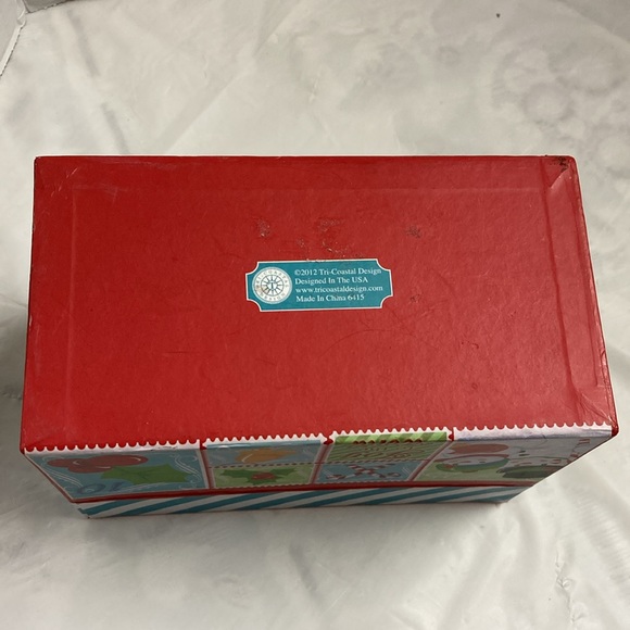 Tri Coastal Design Joy to the World Christmas Recipe Box with Dividers & Cards - Picture 13 of 13